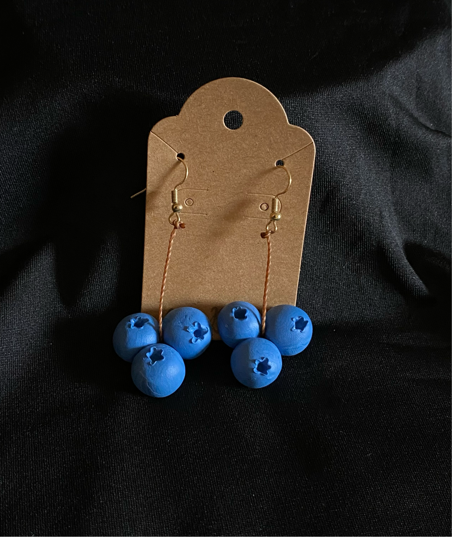 Three Blueberry Earrings