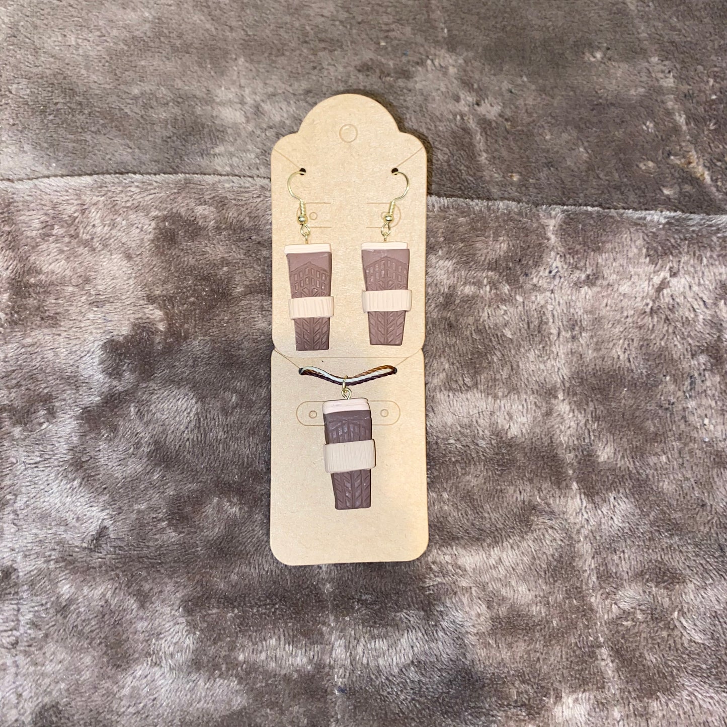 Coffee Lover Earrings or Necklace