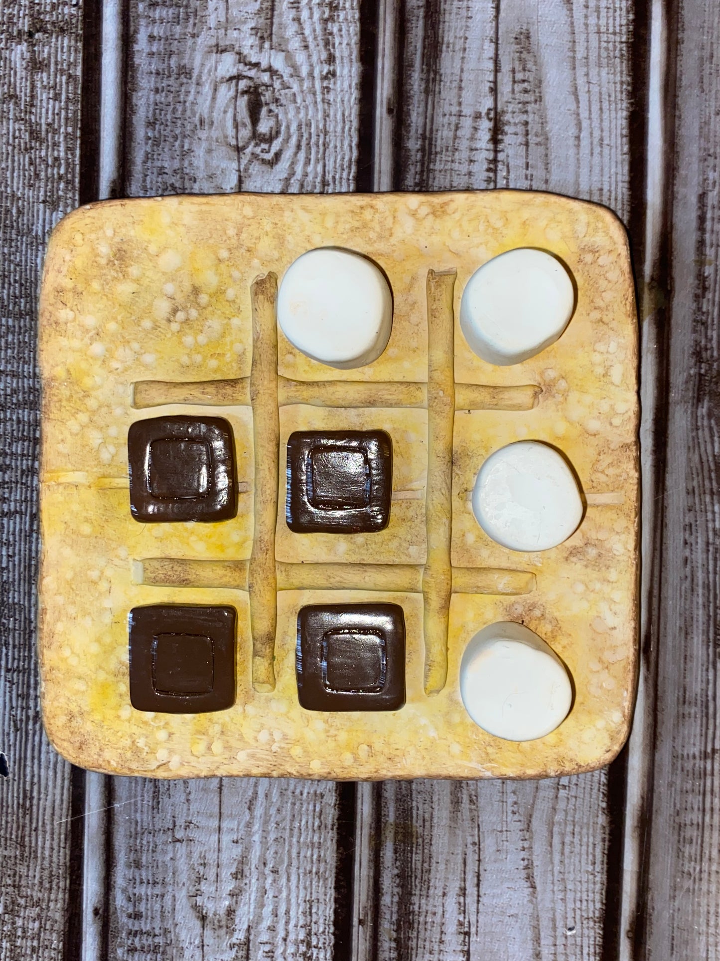 “S’mores” Tic Tac Toe set