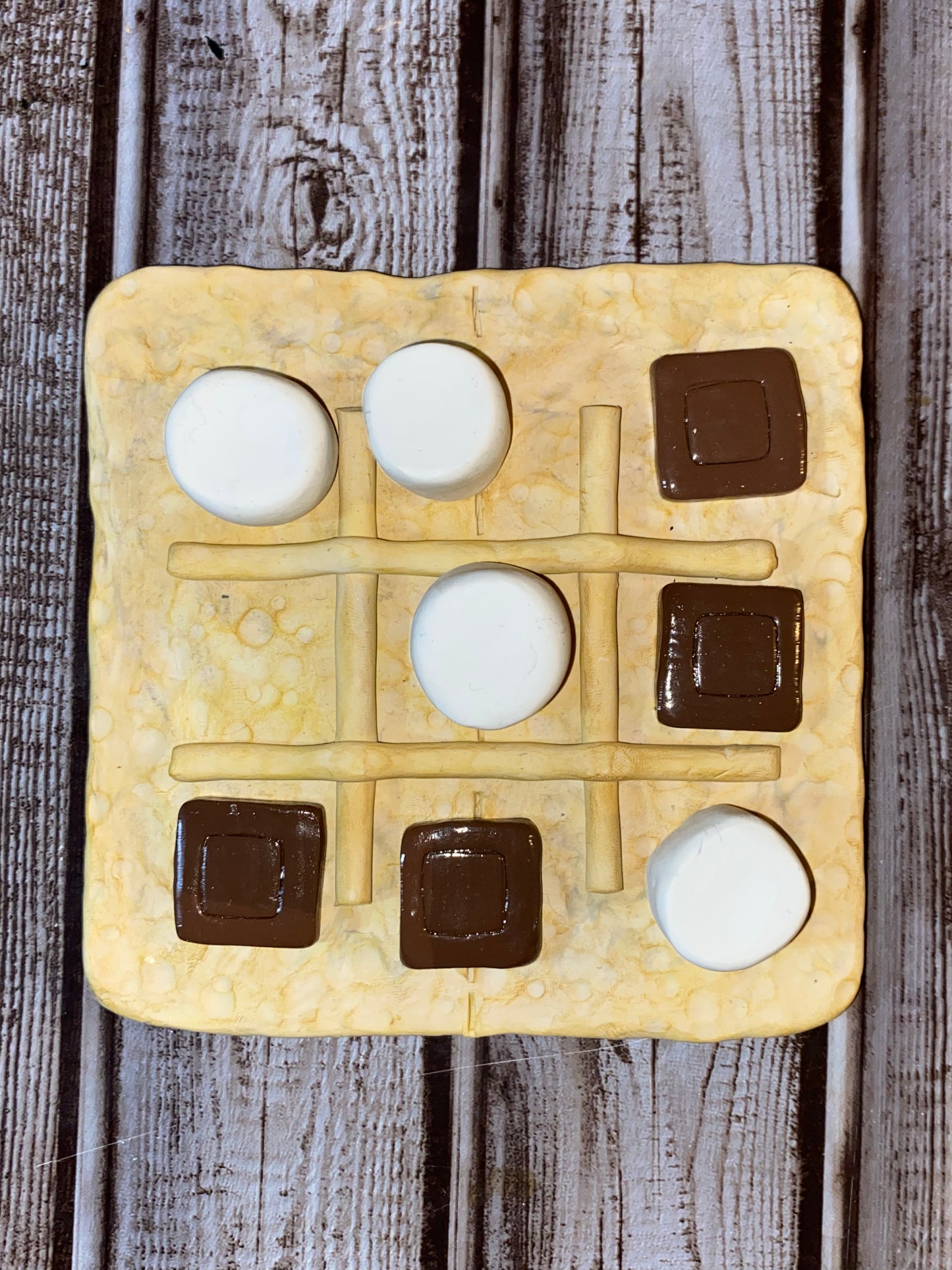 “S’mores” Tic Tac Toe set