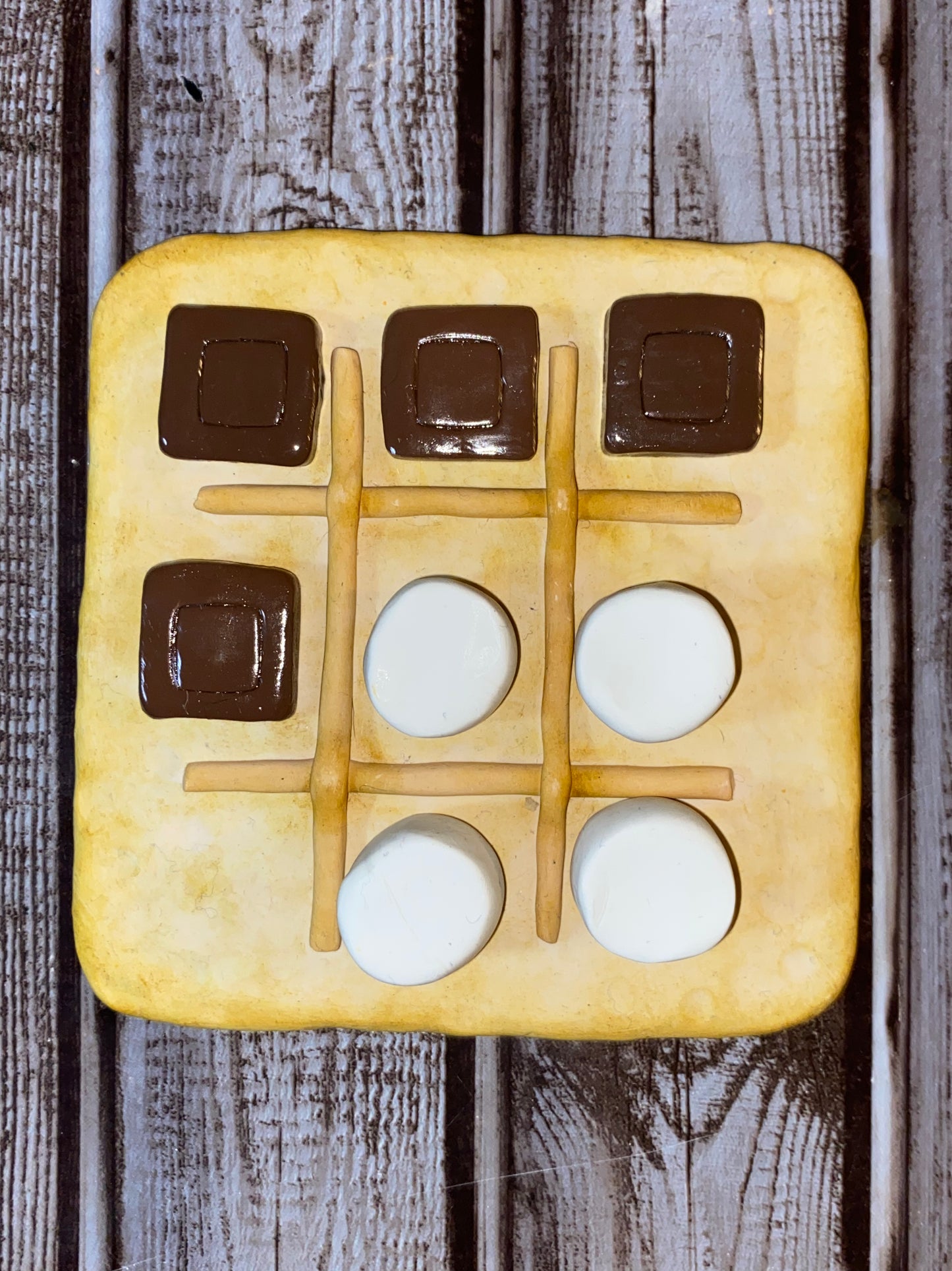 “S’mores” Tic Tac Toe set